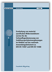 Forschungsbericht: Erarbeitung von materialspezifischen Widerstandskennwerten für die Verbundfugenbemessung von Stahlfaserspritzbetonergänzungen im Hinblick auf das nationale Anwendungsdokument zu DIN EN 14487 und DIN EN 14488. Abschlussbericht, Oliver Fischer, Roland Niedermeier, Sebastian Schmidt, 978-3-7388-0281-8 Forschungsbericht: Erarbeitung von materialspezifischen Widerstandskennwerten für die Verbundfugenbemessung von Stahlfaserspritzbetonergänzungen im Hinblick auf das nationale Anwendungsdokument zu DIN EN 14487 und DIN EN 14488. Abschlussbericht