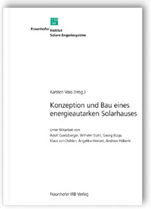 Buch: Konzeption und Bau eines energieautarken Solarhauses, K. Voss, 978-3-8167-4610-2 Buch: Konzeption und Bau eines energieautarken Solarhauses