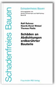 Buch: Schäden an Abdichtungen erdberührter Bauteile