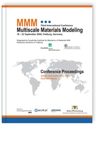 Buch: Proceedings of the Third International Conference Multiscale Materials Modeling, Peter Gumbsch, 978-3-8167-7206-4 Buch: Proceedings of the Third International Conference Multiscale Materials Modeling