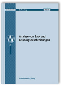 Forschungsbericht: Analyse von Bau- und Leistungsbeschreibungen