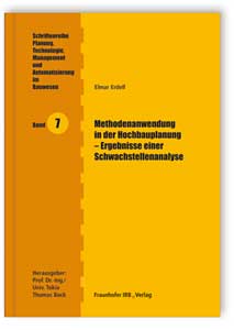 Buch: Methodenanwendung in der Hochbauplanung - Ergebnisse einer Schwachstellenanalyse