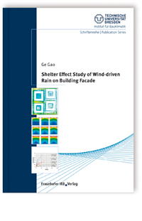 Shelter effect study of wind-driven rain on building facade