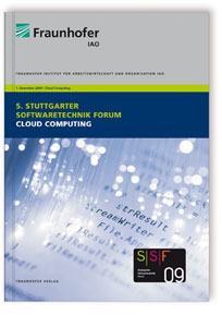 Buch: Cloud Computing, Dieter Spath, Anette Weisbecker, Jürgen Falkner, 978-3-8396-0067-2 Buch: Cloud Computing