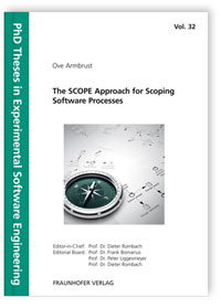 Buch: The SCOPE Approach for Scoping Software Processes, Ove Armbrust, 978-3-8396-0137-2 Buch: The SCOPE Approach for Scoping Software Processes