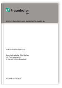 Buch: Superhydrophobe Oberflächen mit Fluorpolymeren in hierarchischen Strukturen