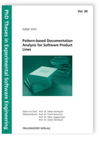 Buch: Pattern-based Documentation Analysis for Software Product Lines, Isabel John, 978-3-8396-0187-7 Buch: Pattern-based Documentation Analysis for Software Product Lines