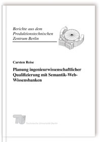 Buch: Planung ingenieurwissenschaftlicher Qualifizierung mit Semantik-Web-Wissensbanken