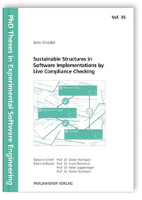 Buch: Sustainable Structures in Software Implementations by Live Compliance Checking, Jens Knodel, 978-3-8396-0233-1 Buch: Sustainable Structures in Software Implementations by Live Compliance Checking