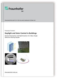 Buch: Daylight and Solar Control in Buildings, Francesco Frontini, 978-3-8396-0238-6 Buch: Daylight and Solar Control in Buildings