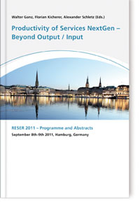 Buch: Productivity of Services Next Gen - Beyond Output/Input