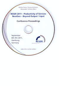 Buch: RESER 2011 Productivity of Services Next Gen - Beyond Output/Input