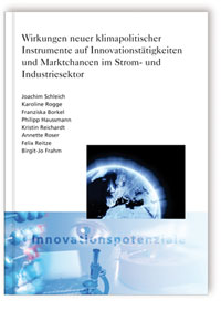 Buch: Wirkungen neuer klimapolitischer Instrumente auf Innovationstätigkeiten und Marktchancen im Strom und Industriesektor