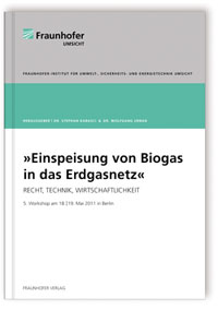 Buch: Einspeisung von Biogas in das Erdgasnetz, , 978-3-8396-0394-9 Buch: Einspeisung von Biogas in das Erdgasnetz