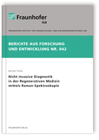 Buch: Nicht invasive Diagnostik in der Regenerativen Medizin mittels Raman-Spektroskopie