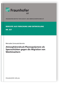 Buch: Atmosphärendruck-Plasmapolymere als Sperrschichten gegen die Migration von Weichmachern