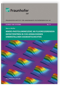 Buch: Mikro-Photolumineszenz an fluoreszierenden Defektzentren in CVD-gewachsenen einkristallinen Diamantschichten
