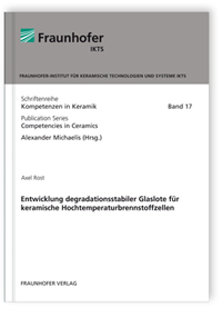 Buch: Entwicklung degradationsstabiler Glaslote für keramische Hochtemperaturbrennstoffzellen