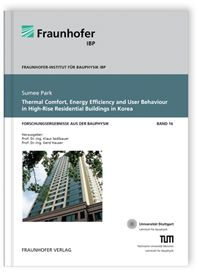 Buch: Thermal Comfort, Energy Efficiency and User Behaviour in High-Rise Residential Buildings in Korea