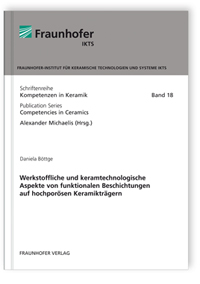 Buch: Werkstoffliche und keramtechnologische Aspekte von funktionalen Beschichtungen auf hochporösen Keramikträgern