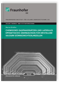Buch: Chemisches Gasphasenätzen und laterales epitaktisches Überwachsen für kristalline Silicium-Dünnschichtsolarzellen