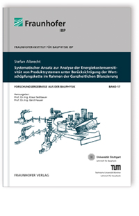 Buch: Systematischer Ansatz zur Analyse der Energiekostensensitivität von Produktsystemen unter Berücksichtigung der Wertschöpfungskette im Rahmen der Ganzheitlichen Bilanzierung