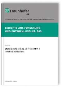 Buch: Etablierung eines in vitro HSV-1 Infektionsmodells