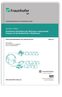 Buch: Quantitative Darstellung der Wirkungen landnutzender Prozesse auf die Biodiversität in Ökobilanzen