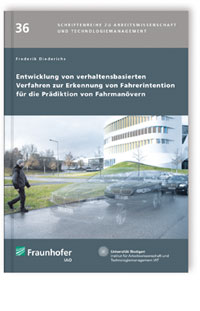 Buch: Entwicklung von verhaltensbasierten Verfahren zur Erkennung von Fahrerintention für die Prädiktion von Fahrmanövern, Frederik Diederichs, 978-3-8396-1103-6 Buch: Entwicklung von verhaltensbasierten Verfahren zur Erkennung von Fahrerintention für die Prädiktion von Fahrmanövern