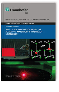 Buch: Analyse zur Eignung von AlxGa1-xAs als aktives Material in III-V Mehrfachsolarzellen