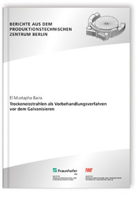 Buch: Trockeneisstrahlen als Vorbehandlungsverfahren vor dem Galvanisieren