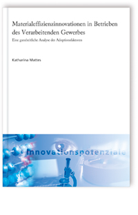 Buch: Materialeffizienzinnovationen in Betrieben des Verarbeitenden Gewerbes