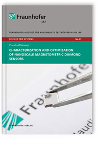 Buch: Characterization and Optimization of Nanoscale Magnetometric Diamond Sensors