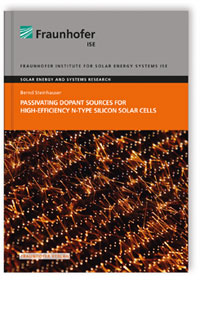 Buch: Passivating Dopant Sources for High-Efficiency n-type Silicon Solar Cells