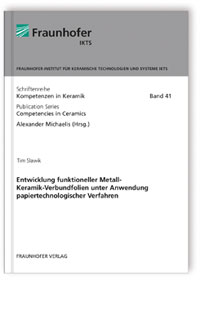 Buch: Entwicklung funktioneller Metall-Keramik-Verbundfolien unter Anwendung papiertechnologischer Verfahren