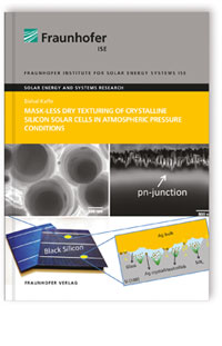 Buch: Mask-less Dry Texturing of Crystalline Silicon Solar Cells in Atmospheric Pressure Conditions