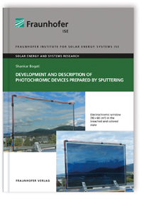 Buch: Development and Description of Photochromic Devices Prepared by Sputtering, Shankar Bogati, 978-3-8396-1372-6 Buch: Development and Description of Photochromic Devices Prepared by Sputtering