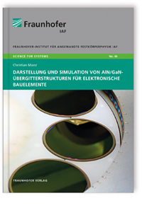 Buch: Darstellung und Simulation von AlN/GaN-Übergitterstrukturen für elektronische Bauelemente