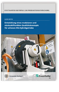 Buch: Entwicklung eines modularen und stückzahlflexiblen Qualitätskonzepts für schwere Nfz-Hybridgetriebe.
, Alexej Butov, 978-3-8396-1634-5 Buch: Entwicklung eines modularen und stückzahlflexiblen Qualitätskonzepts für schwere Nfz-Hybridgetriebe.