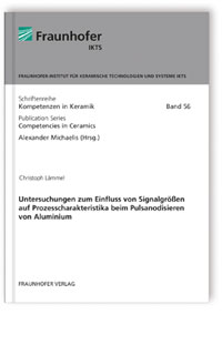 Buch: Untersuchungen zum Einfluss von Signalgrößen auf Prozesscharakteristika beim Pulsanodisieren von Aluminium