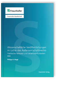 Buch: Wissenschaftliche Veröffentlichungen im Lichte des Außenwirtschaftsrechts