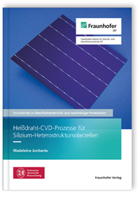 Buch: Heißdraht-CVD-Prozesse für Silizium-Heterostruktursolarzellen