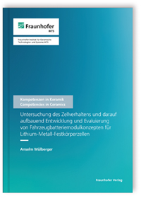 Buch: Untersuchung des Zellverhaltens und darauf aufbauend Entwicklung und Evaluierung von Fahrzeugbatteriemodulkonzepten für Lithium-Metall-Festkörperzellen
