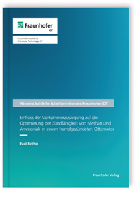 Buch: Einfluss der Vorkammerauslegung auf die Optimierung der Zündfähigkeit von Methan und Ammoniak in einem fremdgezündeten Ottomotor