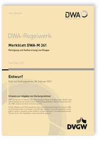 Merkblatt: Merkblatt DWA-M 361 Entwurf, Dezember 2021. Reinigung und Aufbereitung von Biogas