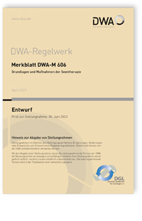 Merkblatt DWA-M 606 Entwurf, April 2023. Grundlagen und Maßnahmen der Seentherapie
