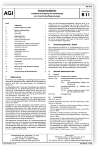 AGI Arbeitsblatt B 11. Industriedächer. Leitlinien für Planung und Ausführung von Industriedachbegrünungen. Ausgabe Mai 2019