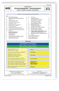 AGI Arbeitsblatt B 13, Februar 2022. Industriedächer. "Sicherheitsaspekte - Industriedächer". Planung - Ausführung - Nutzung - Instandhaltung