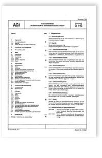 Merkblatt: AGI Arbeitsblatt Q 142. Calciumsilikat als Dämmstoff für betriebstechnische Anlagen. Ausgabe Dezember 1989, , Merkblatt: AGI Arbeitsblatt Q 142. Calciumsilikat als Dämmstoff für betriebstechnische Anlagen. Ausgabe Dezember 1989