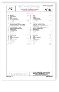 AGI Arbeitsblatt Q 153. Dämmarbeiten an betriebstechnischen Anlagen. Halterungen für Tragkonstruktionen. Ausgabe September 2002. Insulation work on industrial installations. Mountings for support constructions. September 2002
